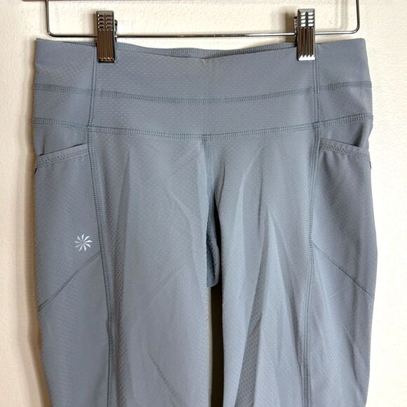 Athleta ladies cropped athletic gym work out leggings size xs - Picture 2 of 11